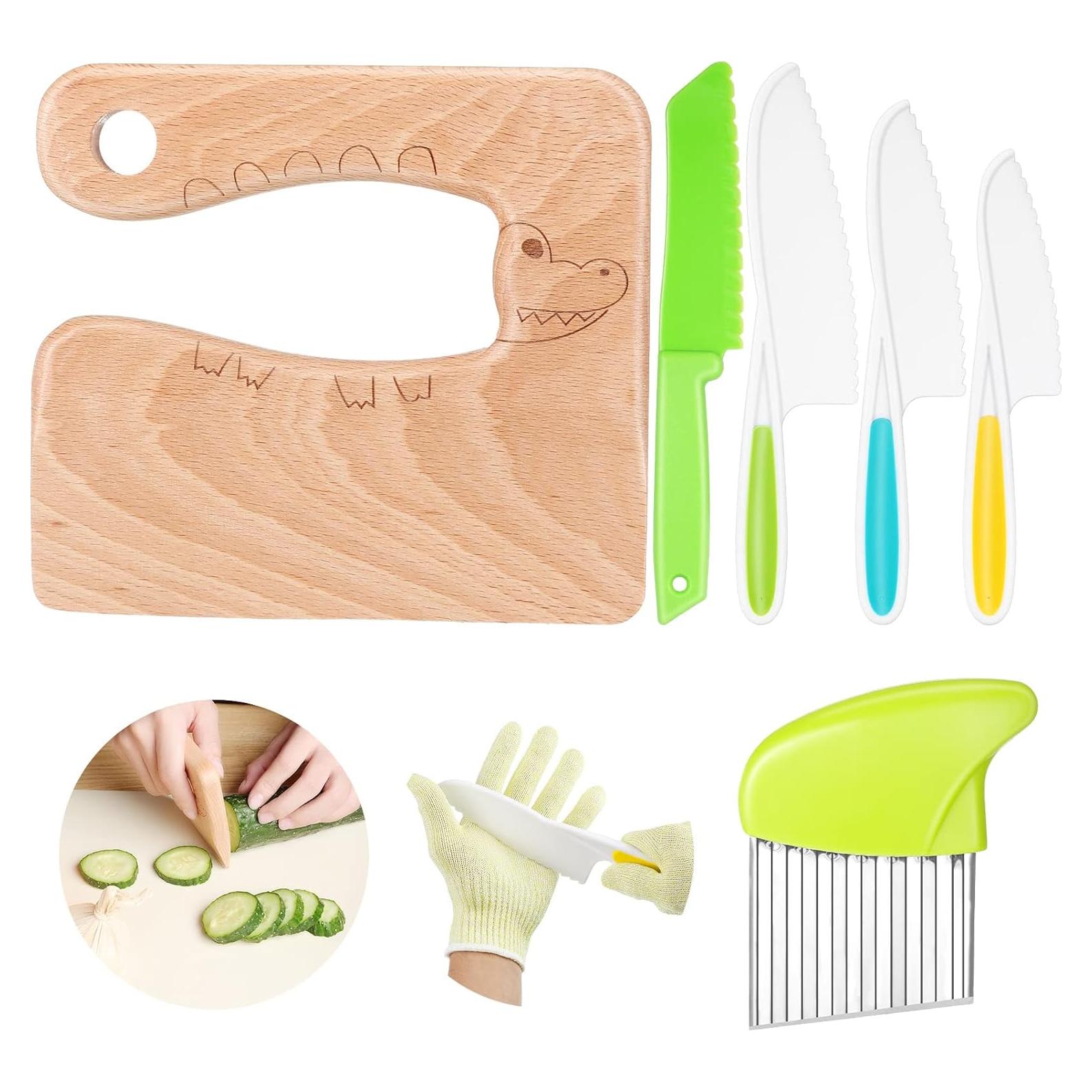 Set de Cuchillos de Cocina para Niños Zhehao - 7 Piezas