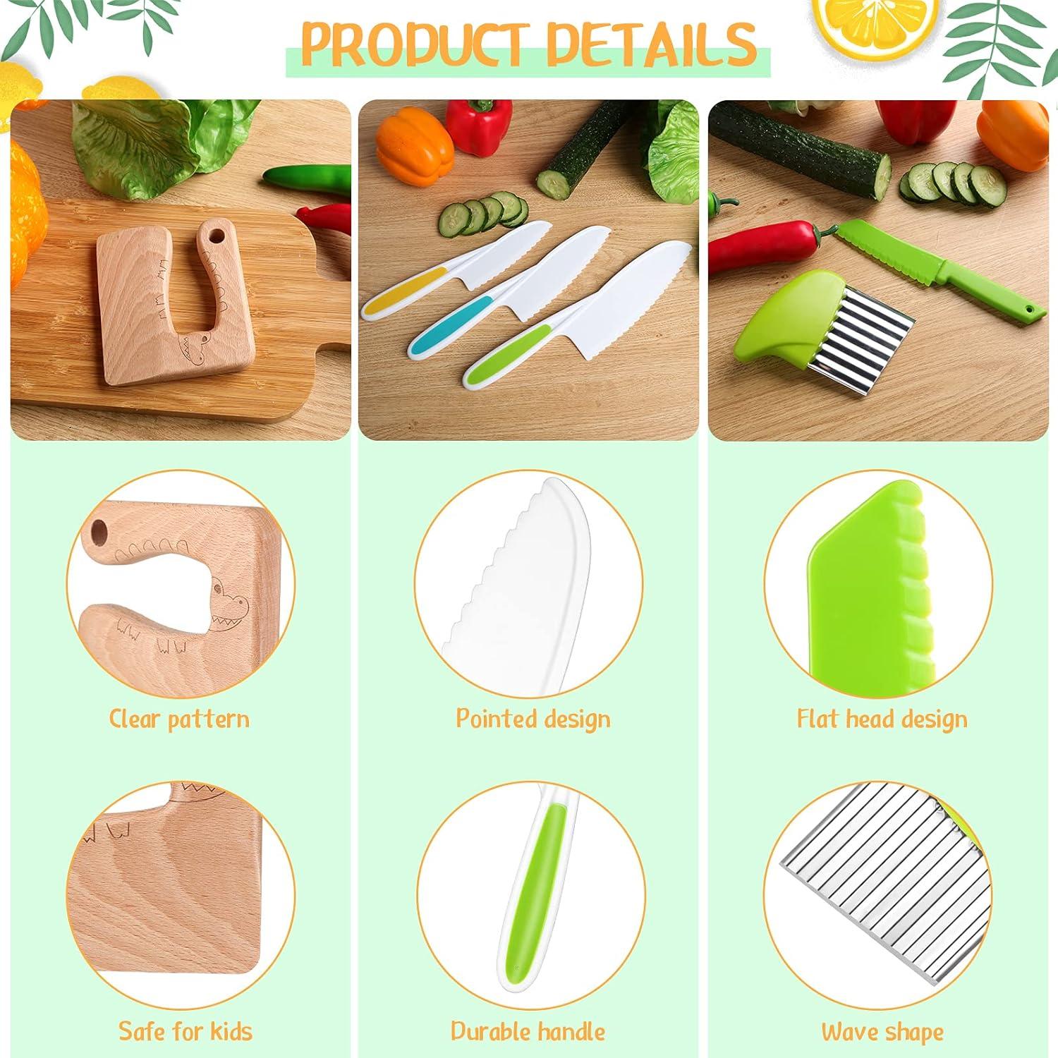 Set de Cuchillos de Cocina para Niños Zhehao - 7 Piezas