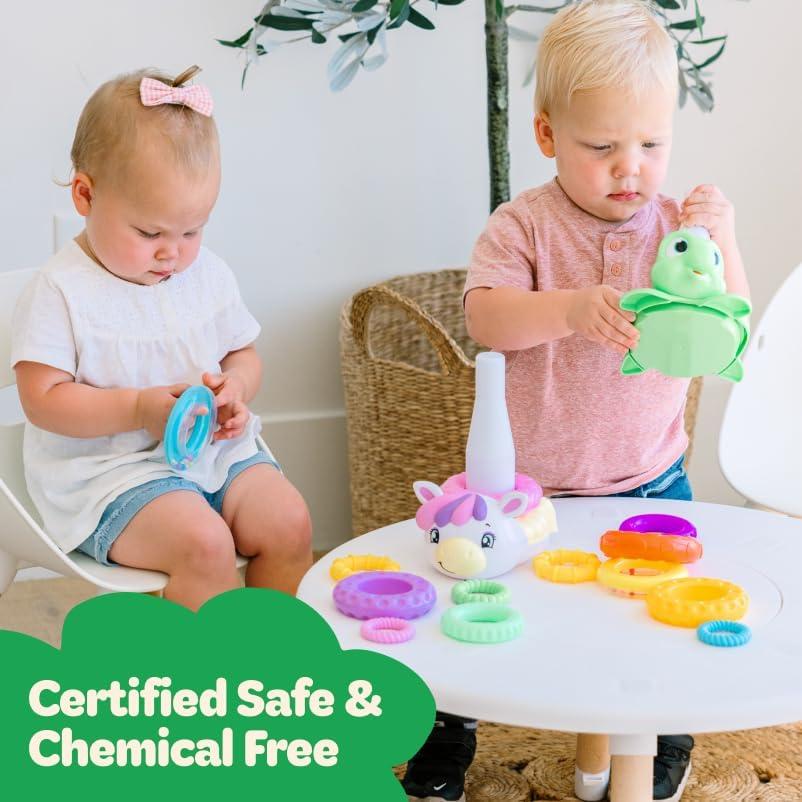 Juguete Apilable Move2Play Unicornio 7 Anillos Montessori