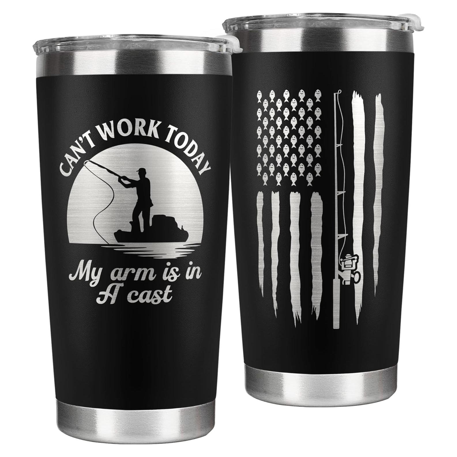 Vaso de Acero Inoxidable 20 oz KATLADIZ para Pescadores