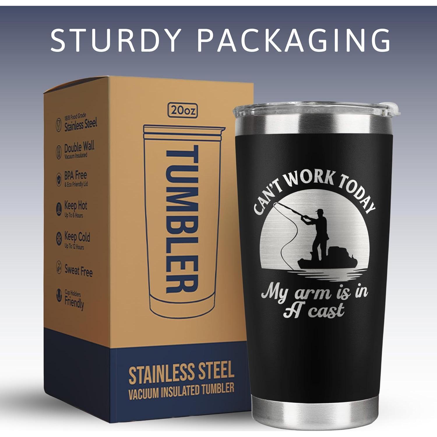 Vaso de Acero Inoxidable 20 oz KATLADIZ para Pescadores