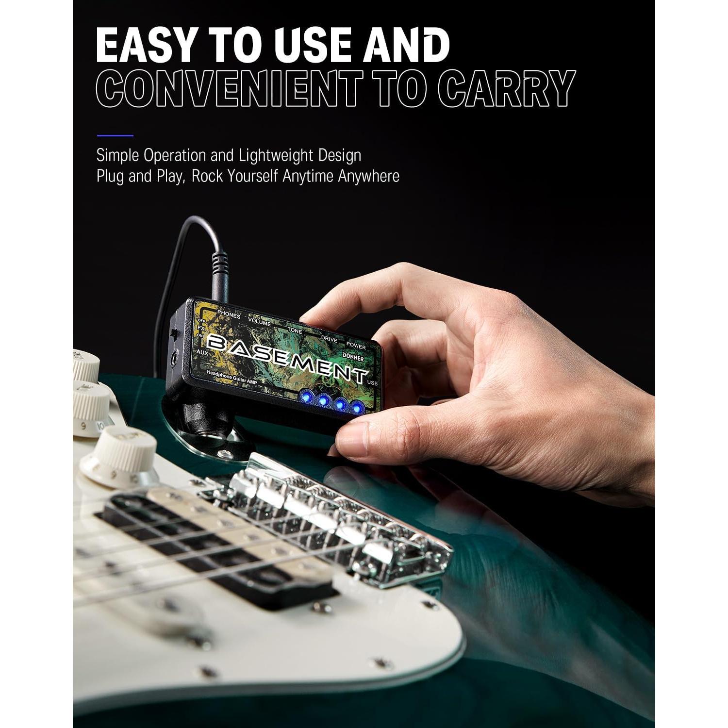 Amplificador de Auriculares Donner Sótano Mini USB 5W