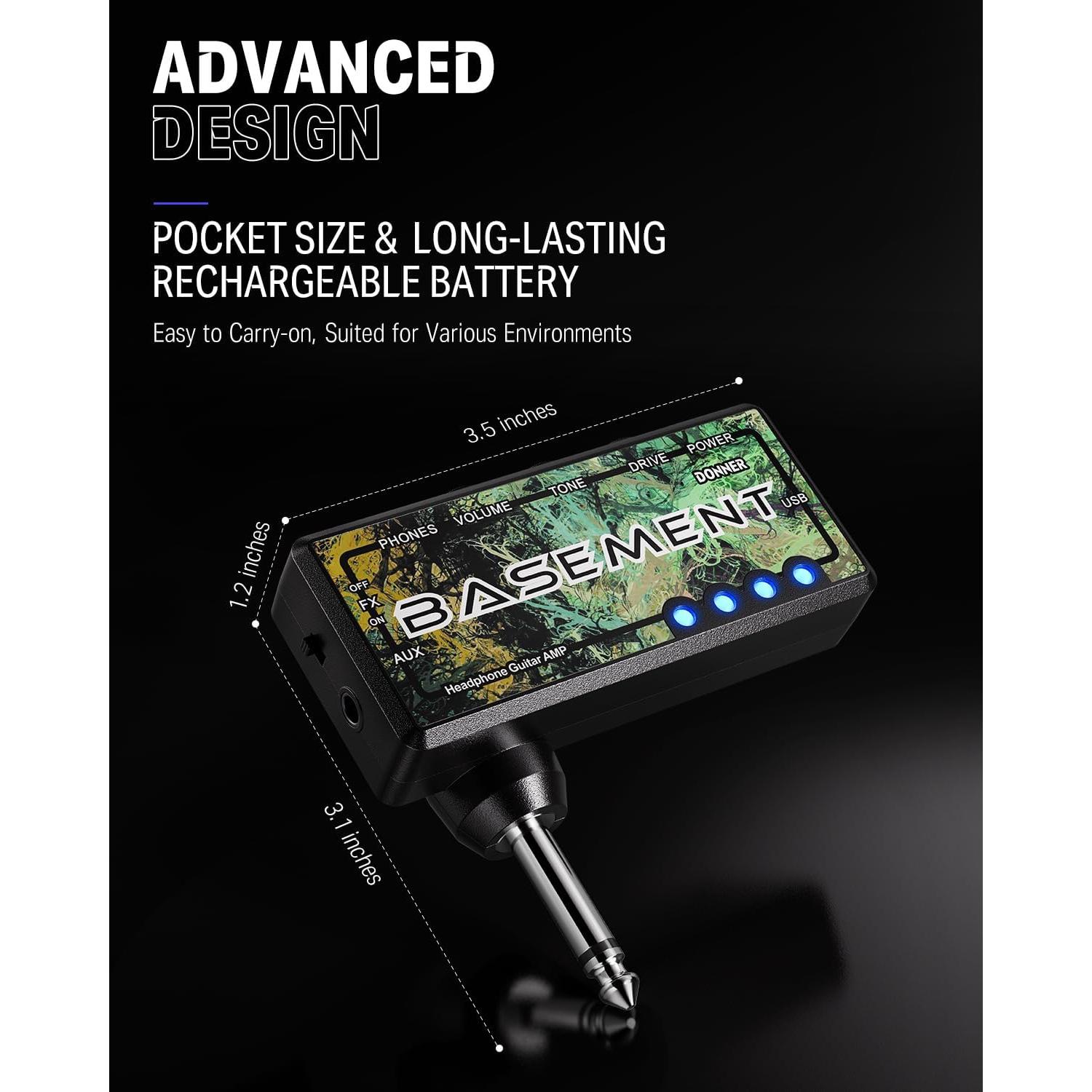 Amplificador de Auriculares Donner Sótano Mini USB 5W