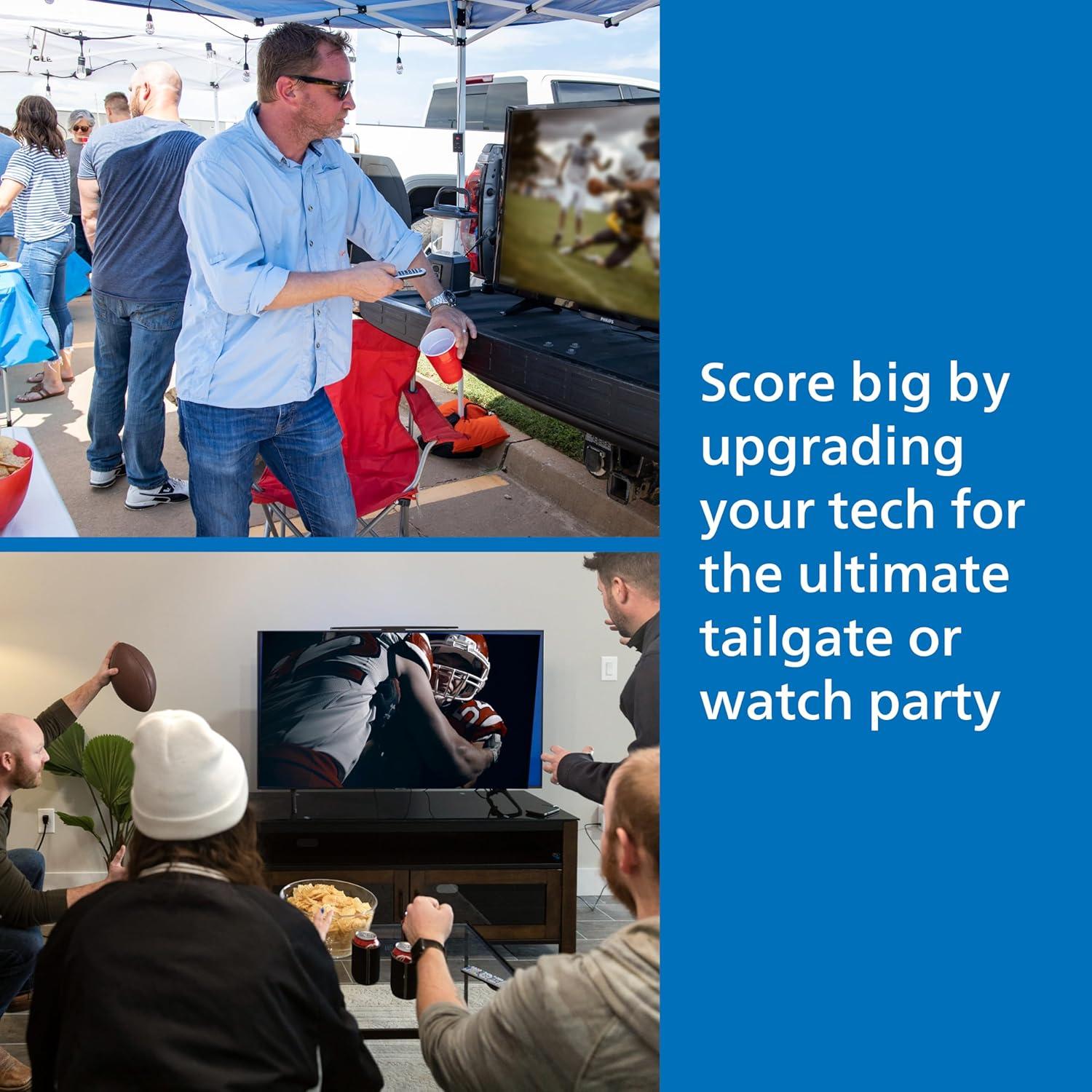 Antena de TV Interior GE Modern Loop 4K HD VHF UHF 33675