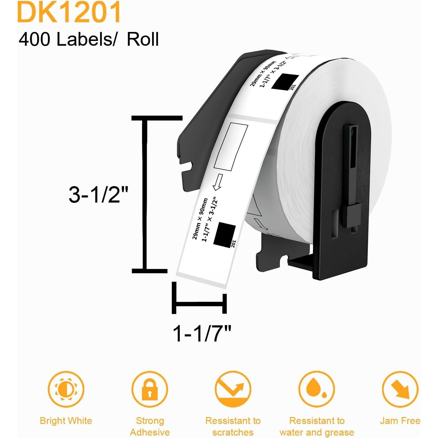 Etiquetas Térmicas Labelebal 1-1/7" x 3-1/2" 4800 Unidades