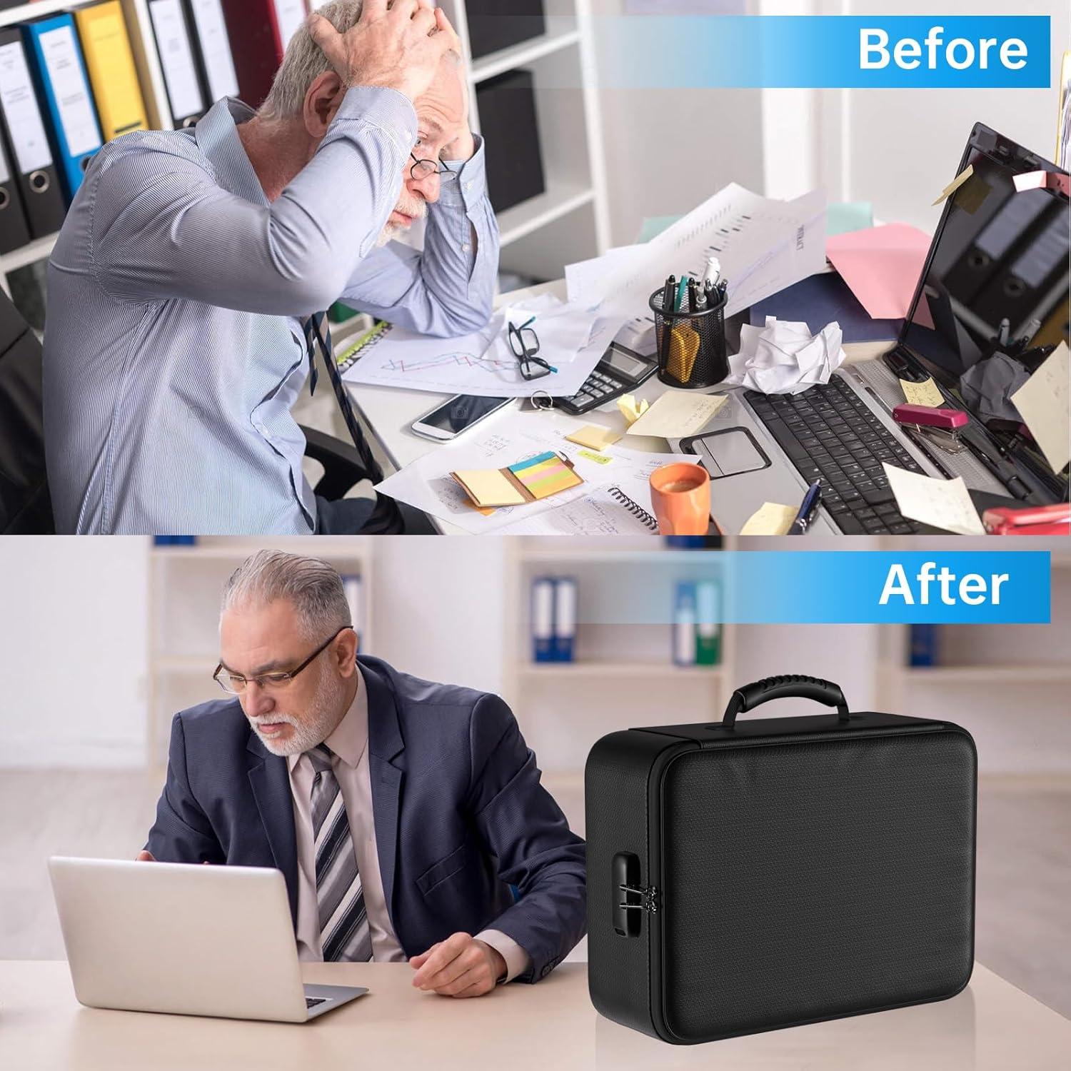 Bolsa Documentos Ignífuga ENGPOW 5200°F con Cerradura