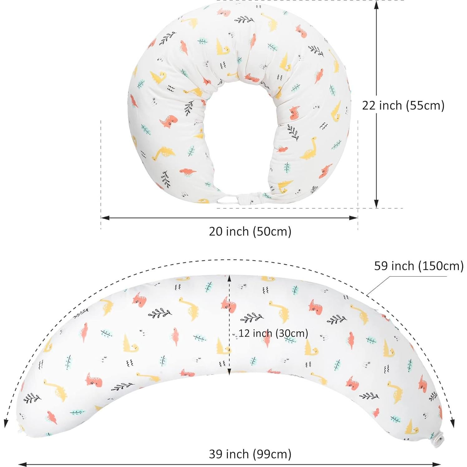 Almohada Corporal Relaxally 150 cm para Embarazo y Lactancia