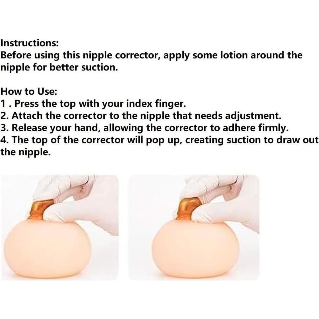 Corrector de pezón Gojoin para lactancia marrón - 1 par