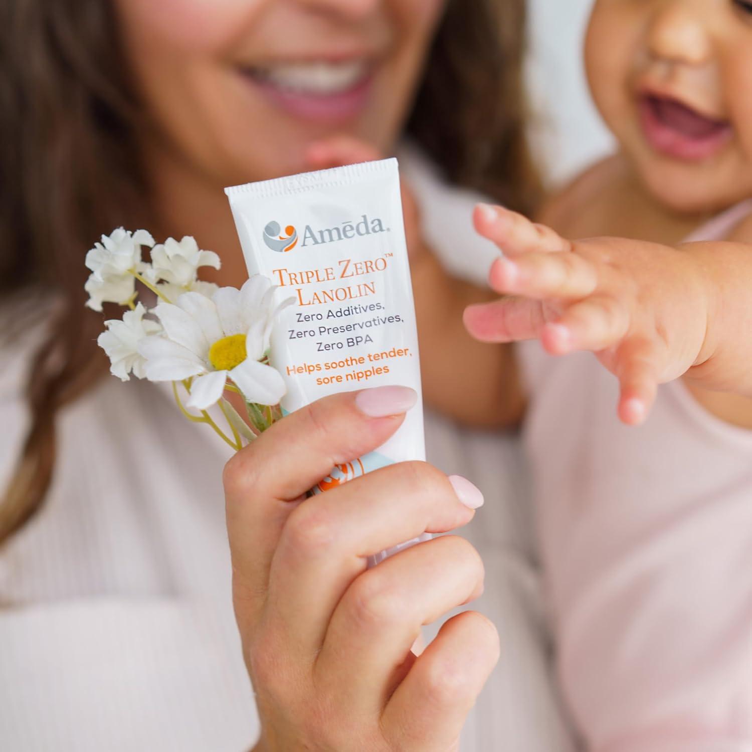 Crema de pezón Lanolina Ameda 35g 100% Natural para Lactancia