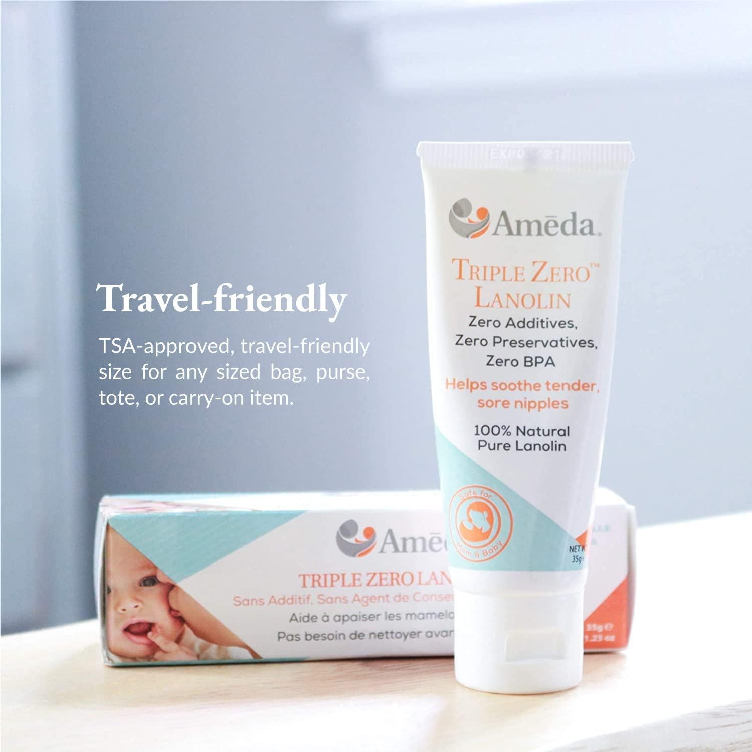 Crema de pezón Lanolina Ameda 35g 100% Natural para Lactancia