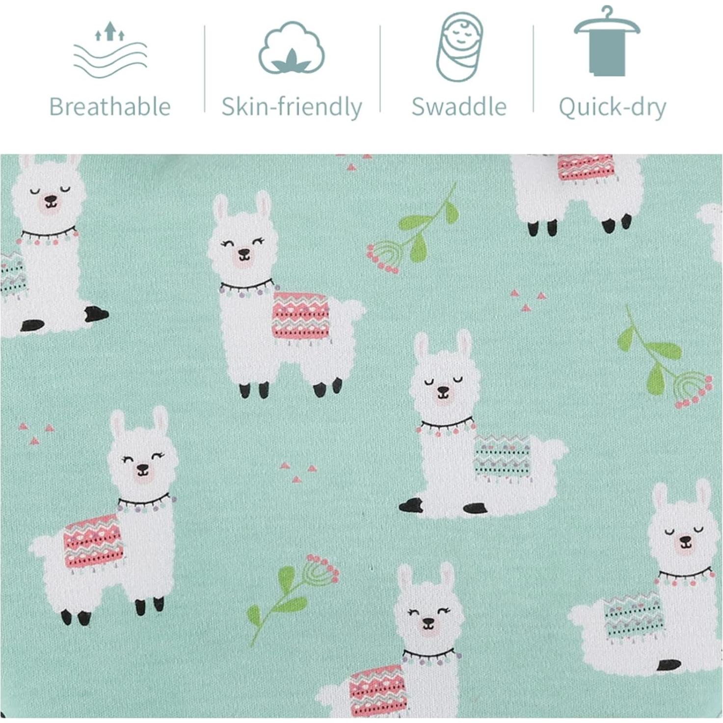 Sacos de Arrullo Insular 100% Algodón para Bebés 0-3M - 3 Pack