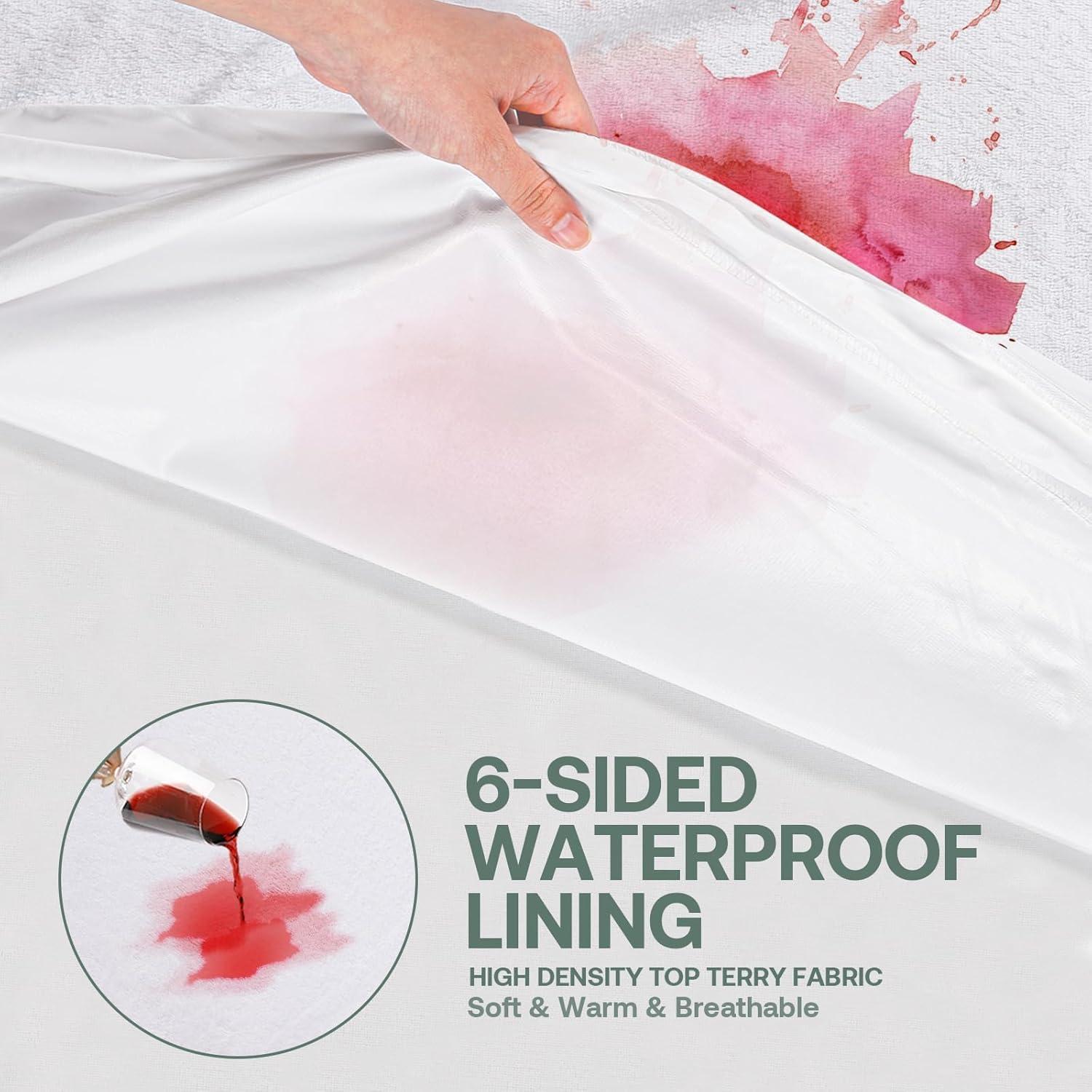 Protector de Colchón Impermeable Winkaura Twin 9" Profundo