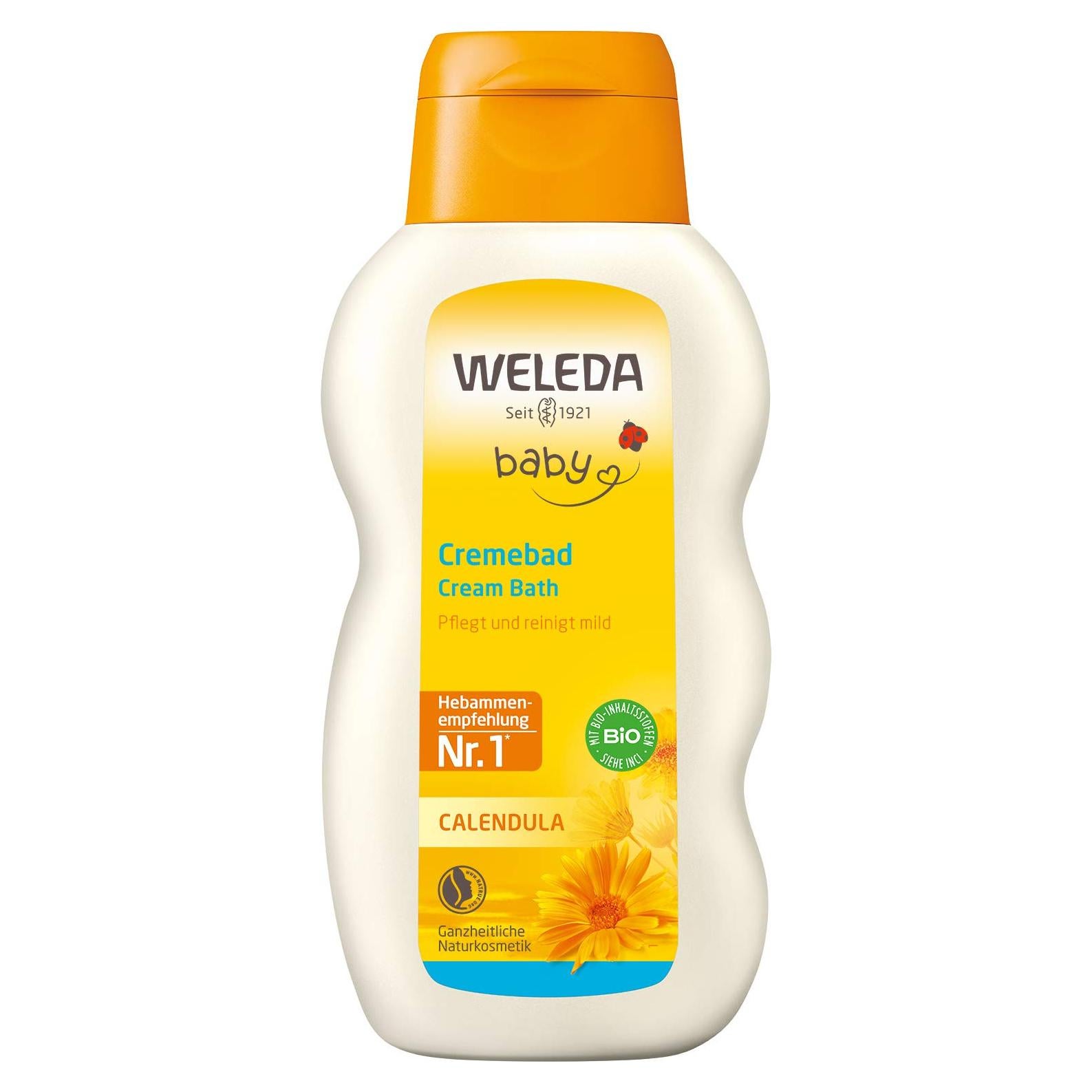 Baño de Crema para Bebés Weleda Caléndula 200 ml Suave
