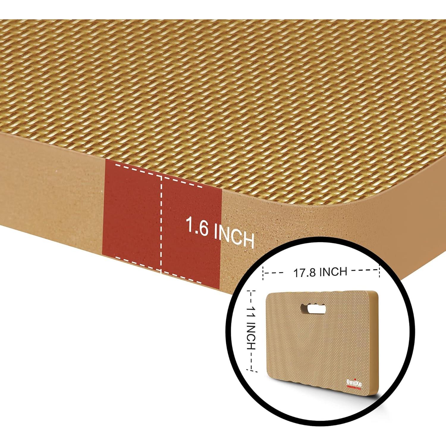 Almohadilla de Rodillas Impermeable Omixe 45.72x27.94 cm Beige