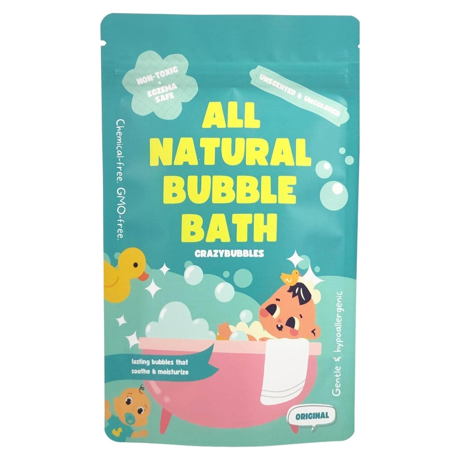 Baño de Burbujas Natural CrazyBubbles 199.5g Hipoalergénico