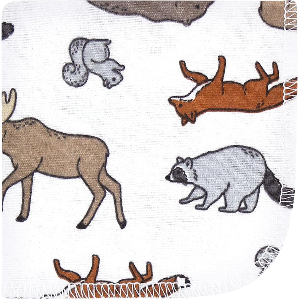 Paquete de 10 Pañuelos de Algodón Franela Hudson Baby Unisex