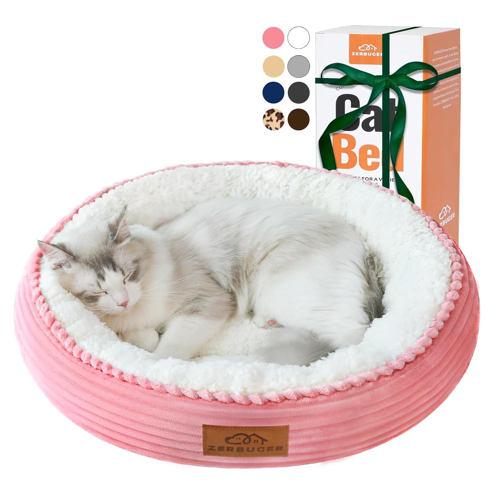 Cama Lavable para Gatos Zerbuger 50,8 cm Rosa Antideslizante