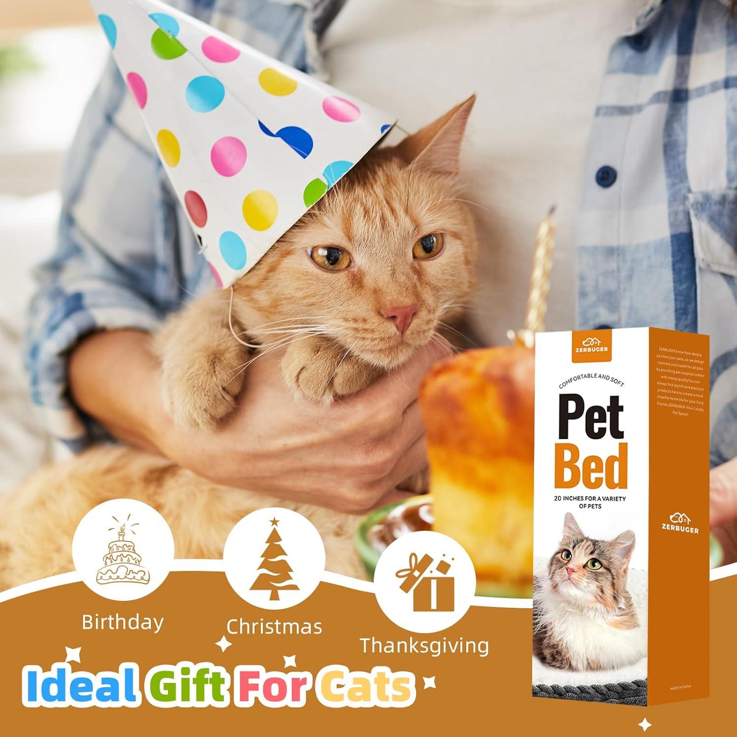 Cama Lavable para Gatos Zerbuger 50,8 cm Rosa Antideslizante