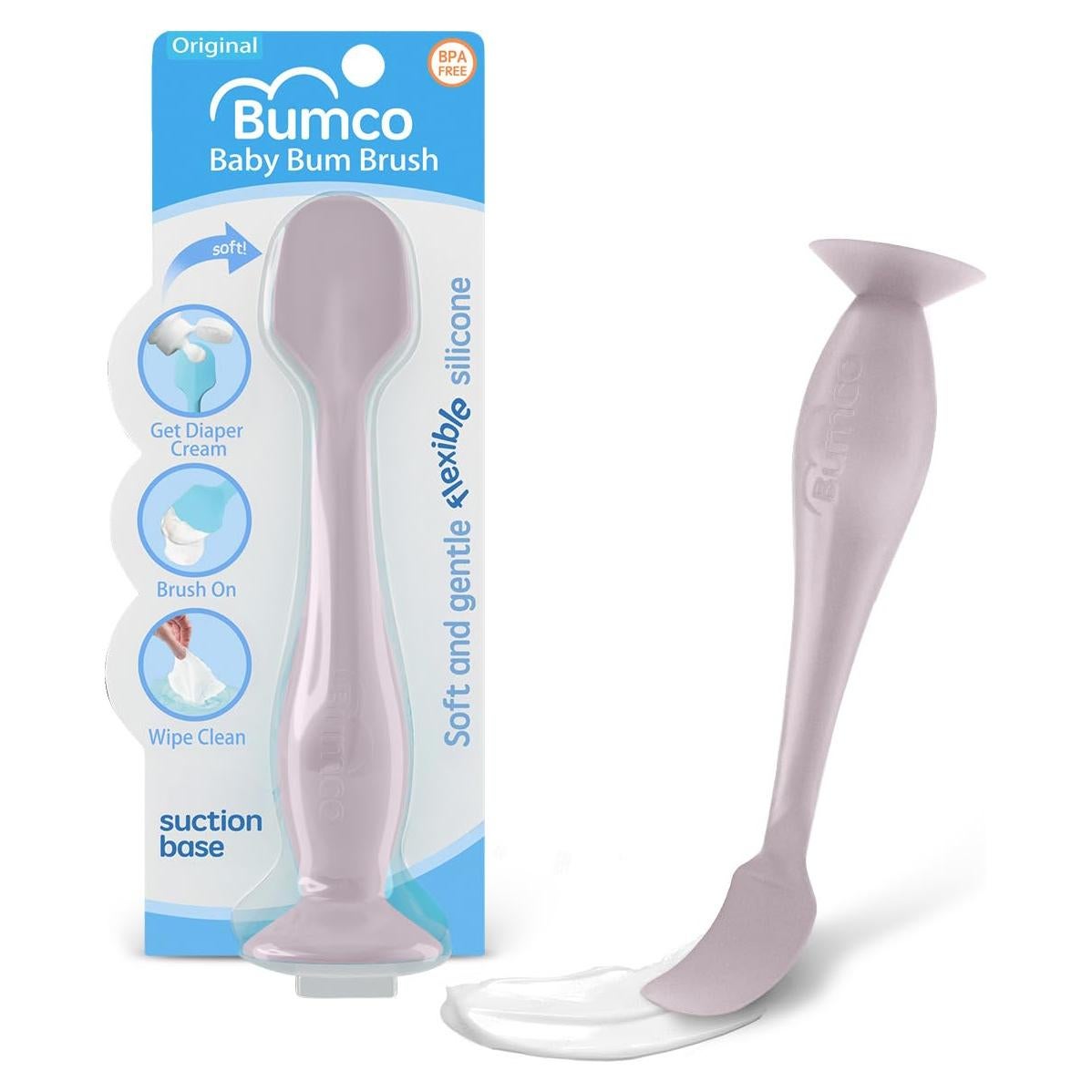 Espátula para Crema de Pañal Baby Bum Brush Lavanda - Silicona BPA