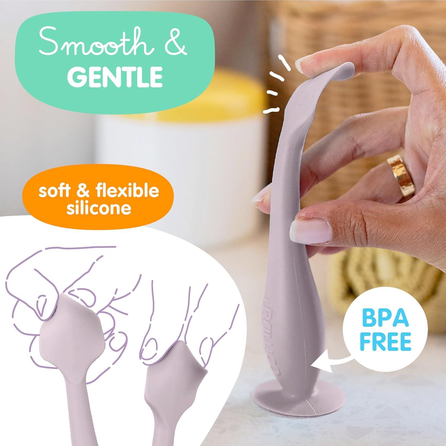 Espátula para Crema de Pañal Baby Bum Brush Lavanda - Silicona BPA