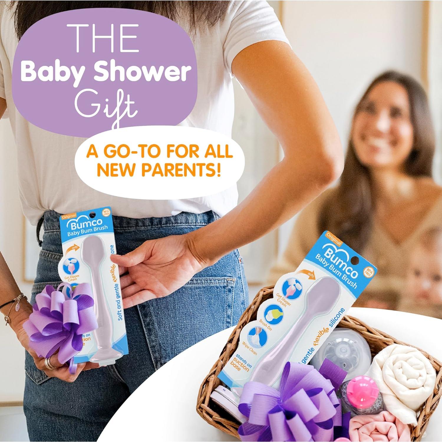 Espátula para Crema de Pañal Baby Bum Brush Lavanda - Silicona BPA