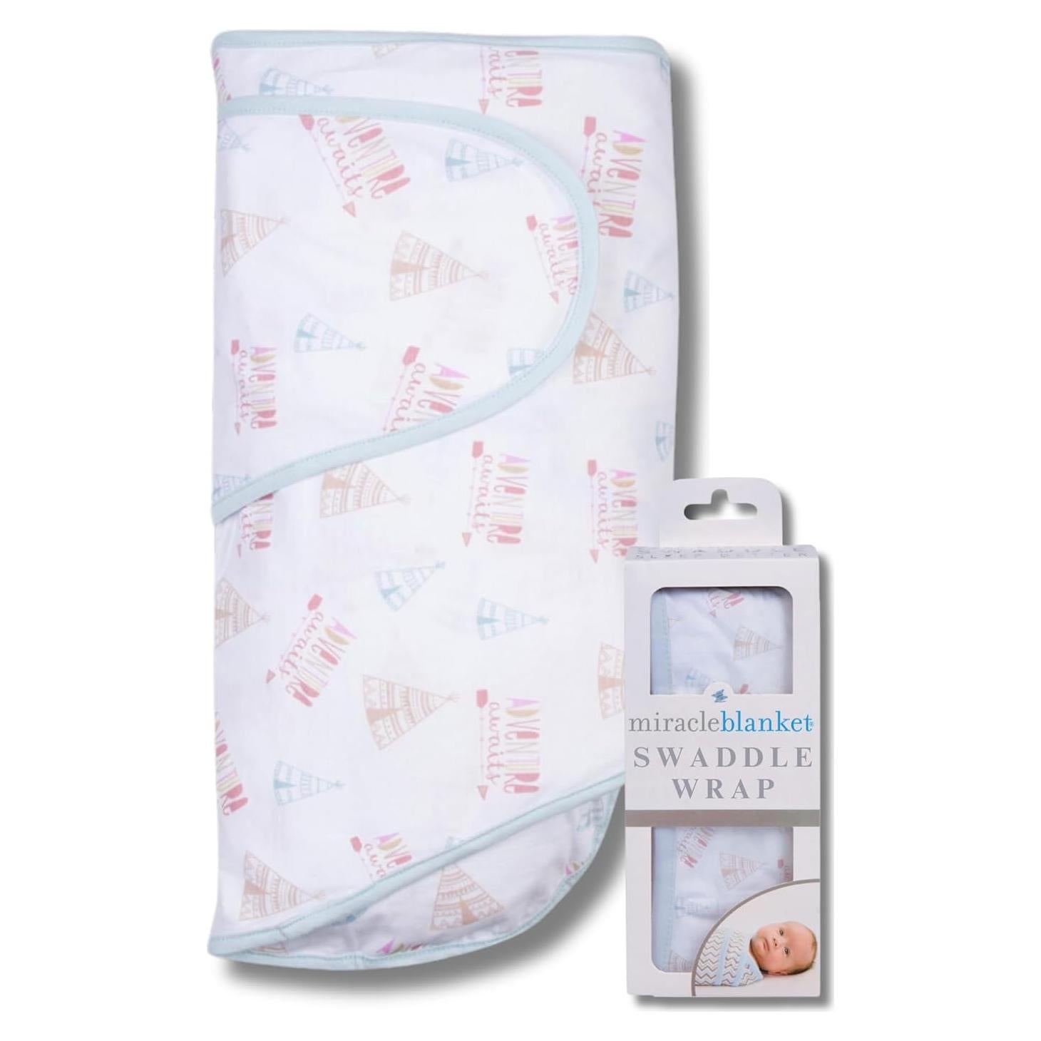 Manta de Envolver Milagrosa Algodón 100% para Bebés - La Aventura Te Espera