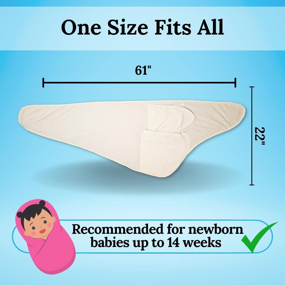 Manta de Envolver Milagrosa Algodón 100% para Bebés - La Aventura Te Espera