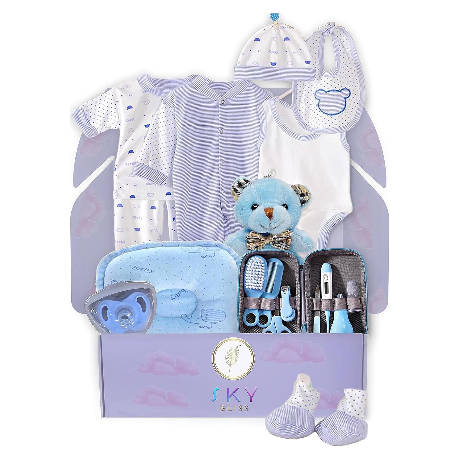 Set de Regalo para Bebé Sky Bliss 20 Piezas Azul