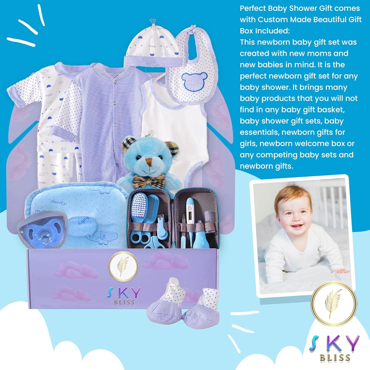 Set de Regalo para Bebé Sky Bliss 20 Piezas Azul
