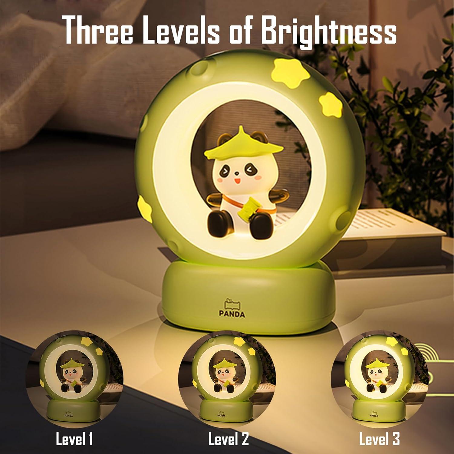 Luz Nocturna Recargable Nube y Conejo NL-01, 3 Brillos, USB