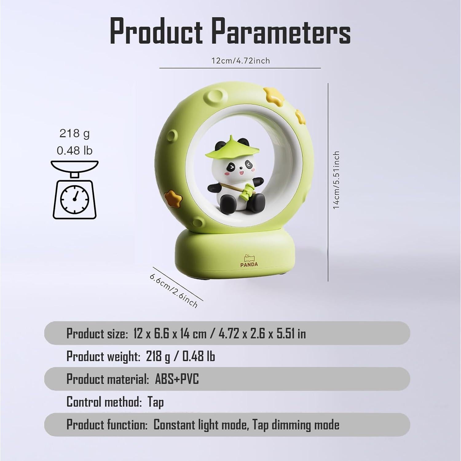 Luz Nocturna Recargable Nube y Conejo NL-01, 3 Brillos, USB
