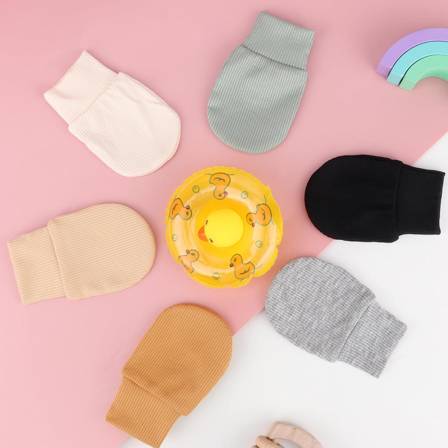 Manoplas para Bebés BQUBO 6 Pares 0-6 Meses Unisex