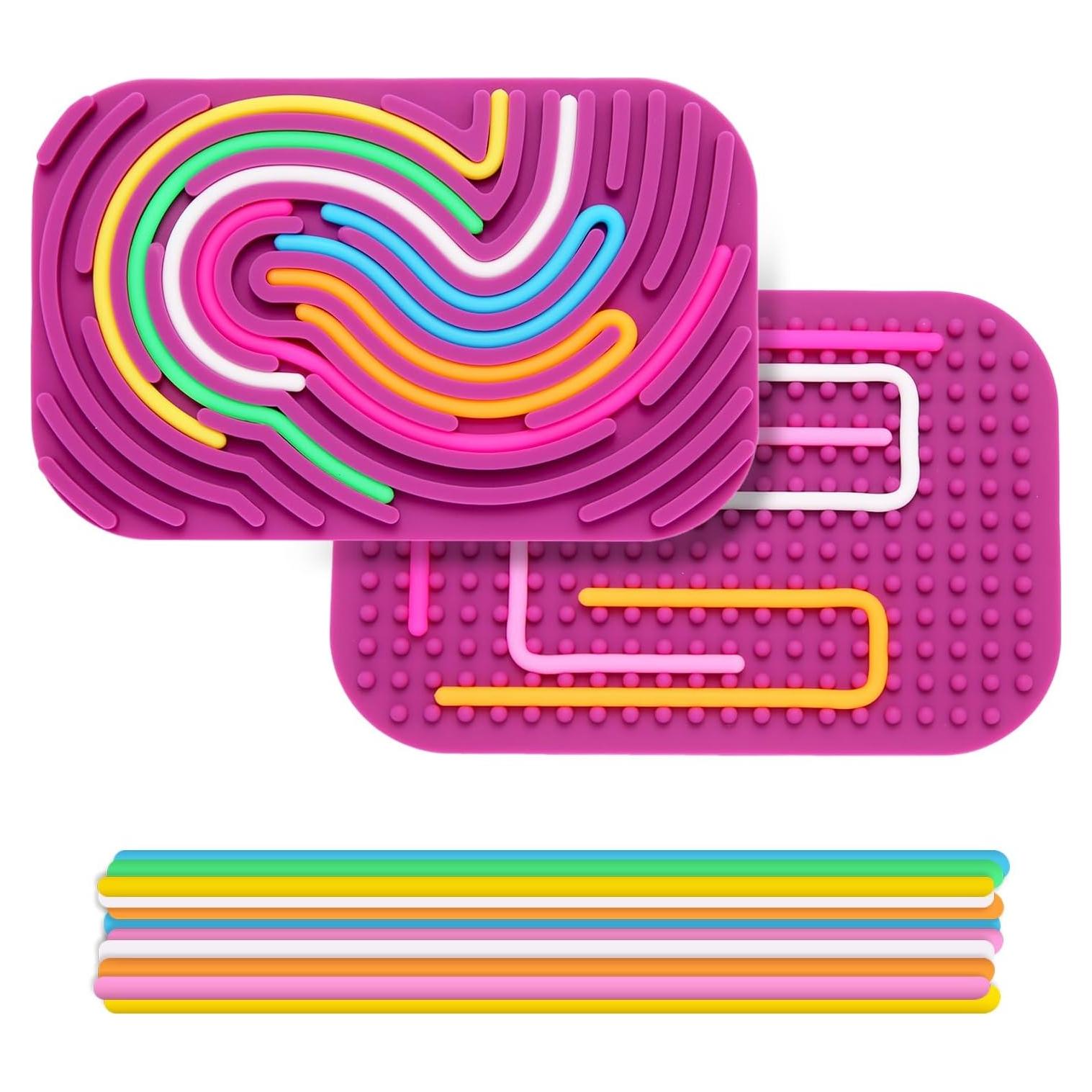 Tablero de Actividad Sensorial AGSDGAWD - Juguete Antiestrés Rectangular