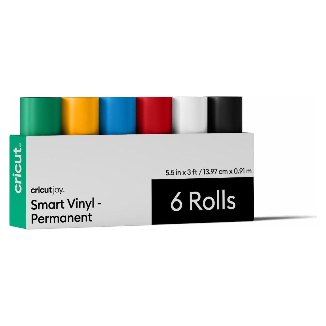 Vinilo Permanente Cricut Joy, Paquete de Muestra 6 Hojas