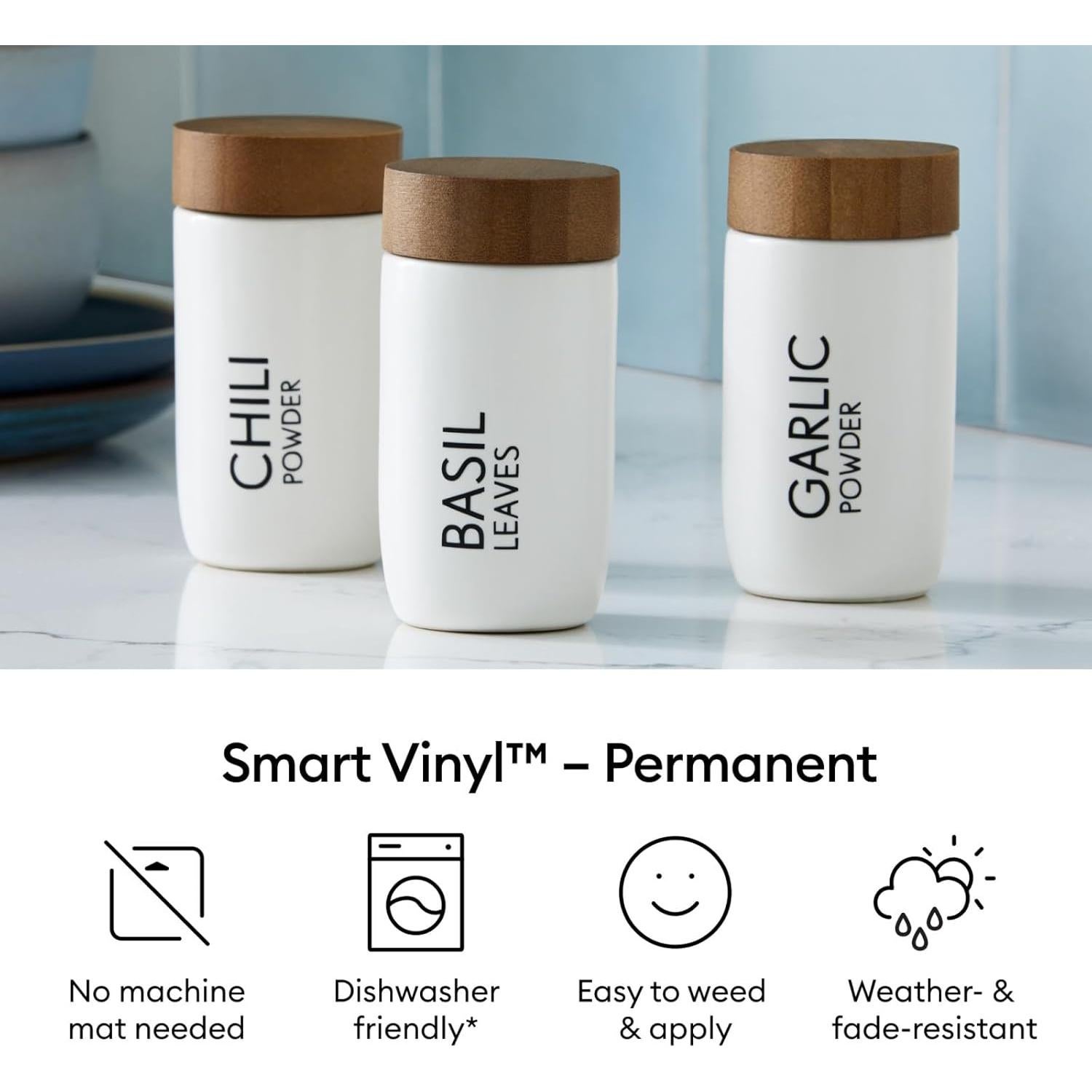 Vinilo Permanente Cricut Joy, Paquete de Muestra 6 Hojas