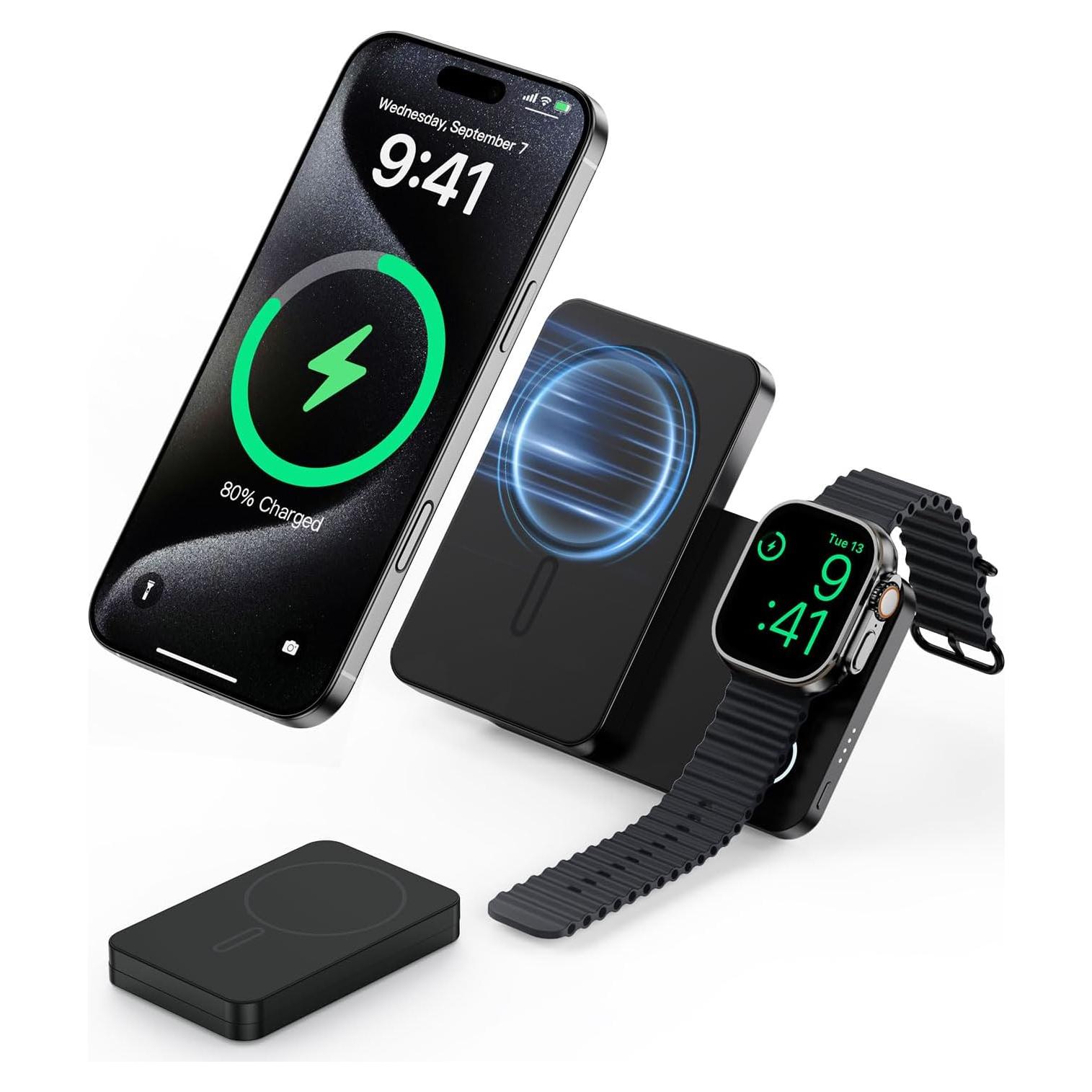 Cargador Portátil Magnético KU XIU K2 5000mAh 15W Carga Rápida