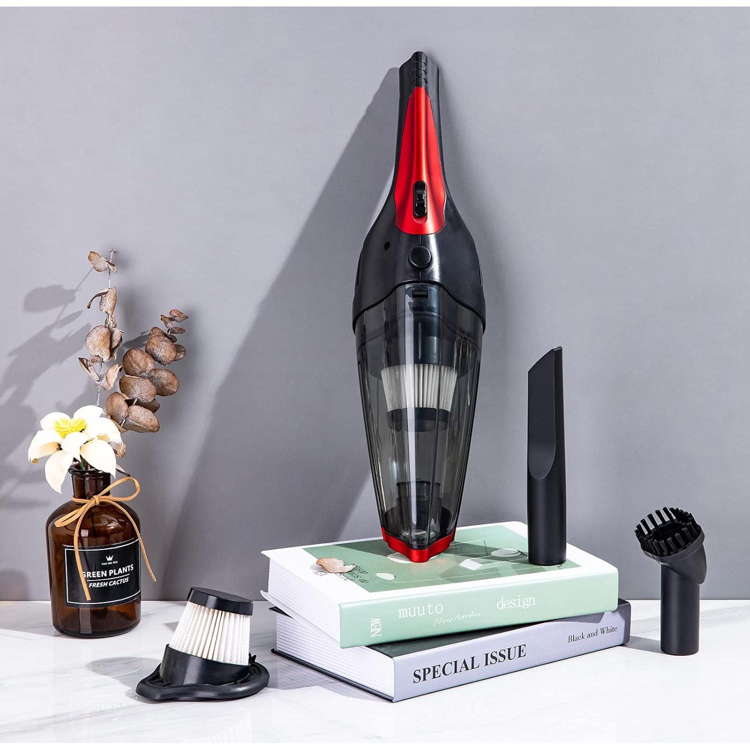 Aspiradora de Mano Fityou Inalámbrica 120W Carga USB para Mascotas