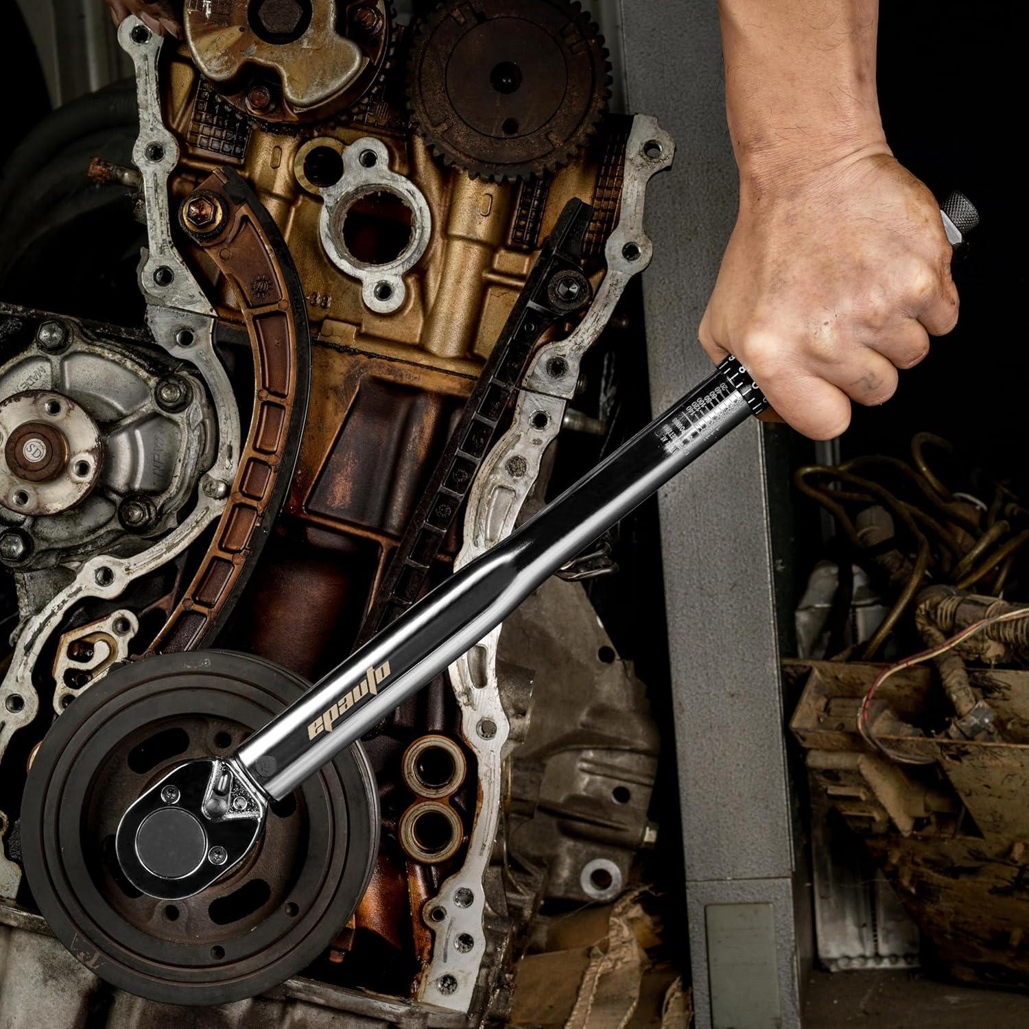 Llave de Torque Dinamométrica EPAuto 1/2" 10-150 ft-lb