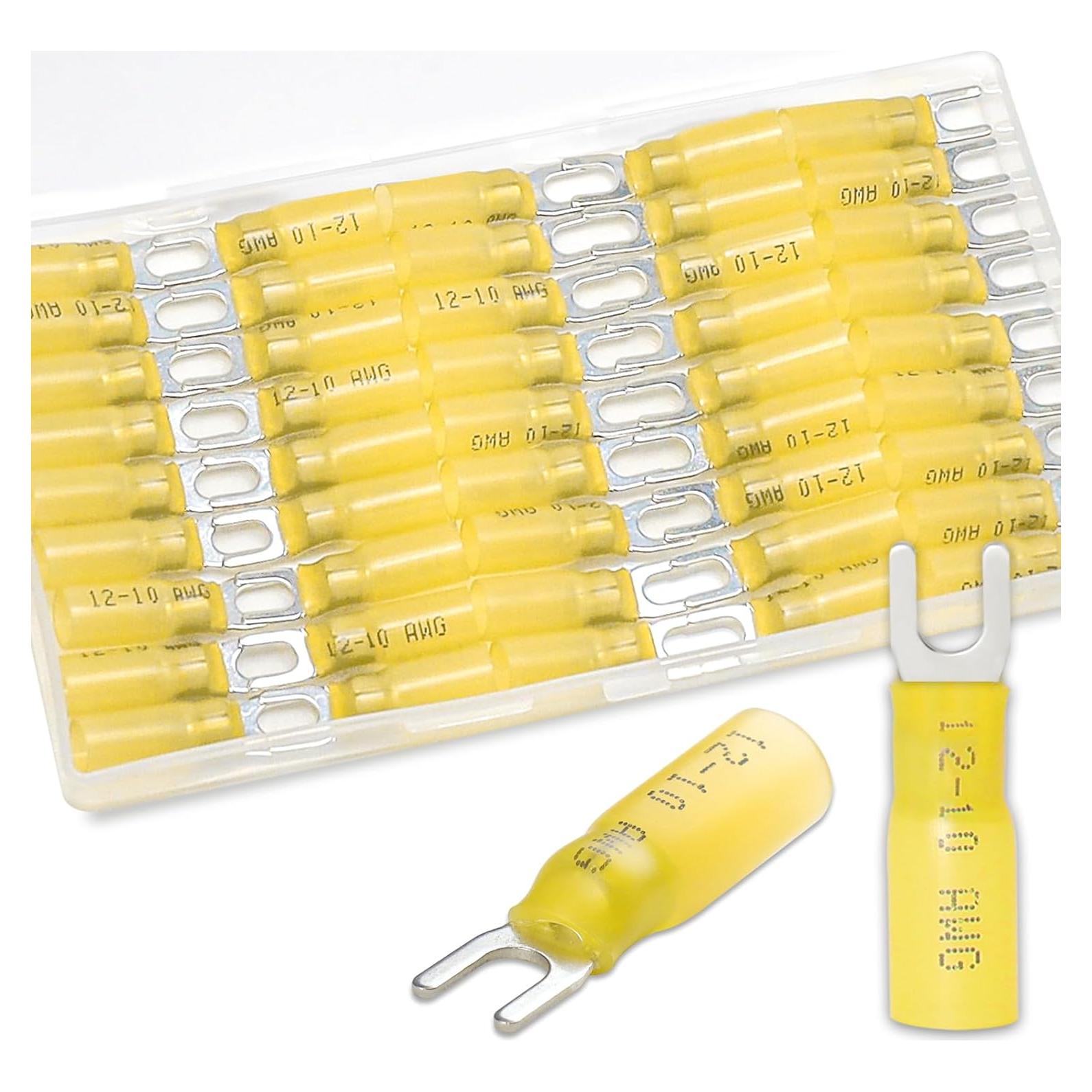 80 Conectores de Horquilla ZONBANG 12-10AWG Impermeables