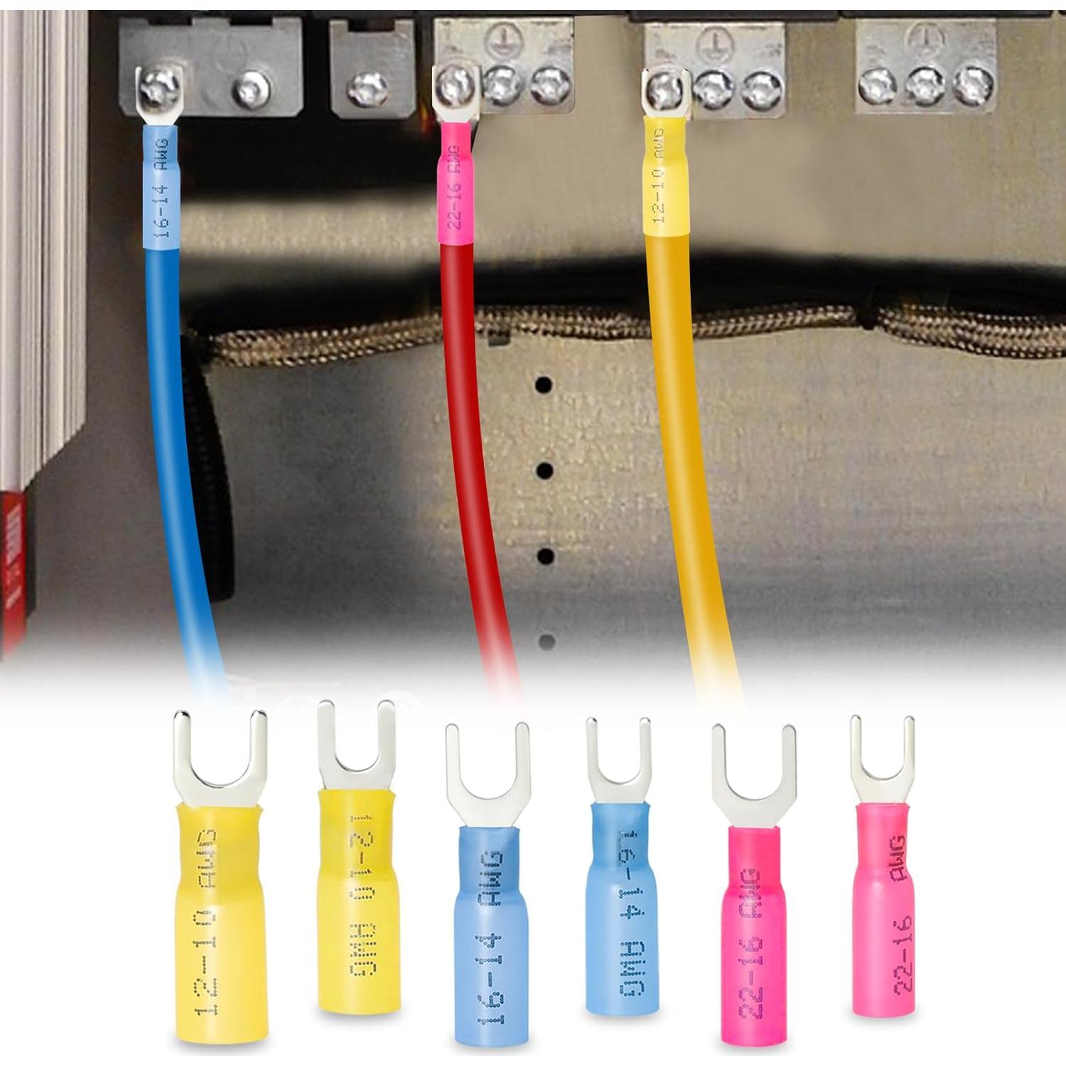 80 Conectores de Horquilla ZONBANG 12-10AWG Impermeables