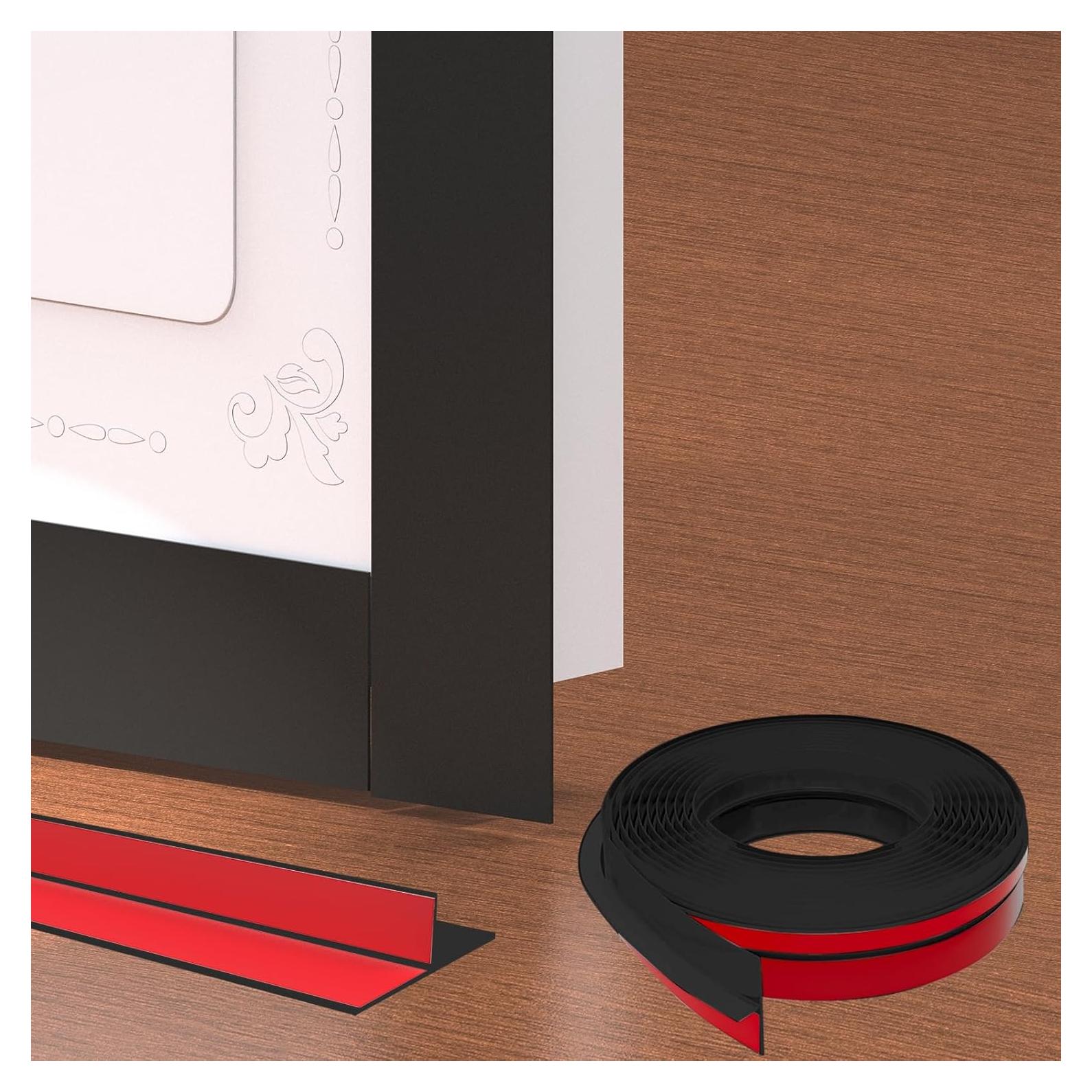 Sello de puerta con burlete T Floatlive 6.1m silicona negra