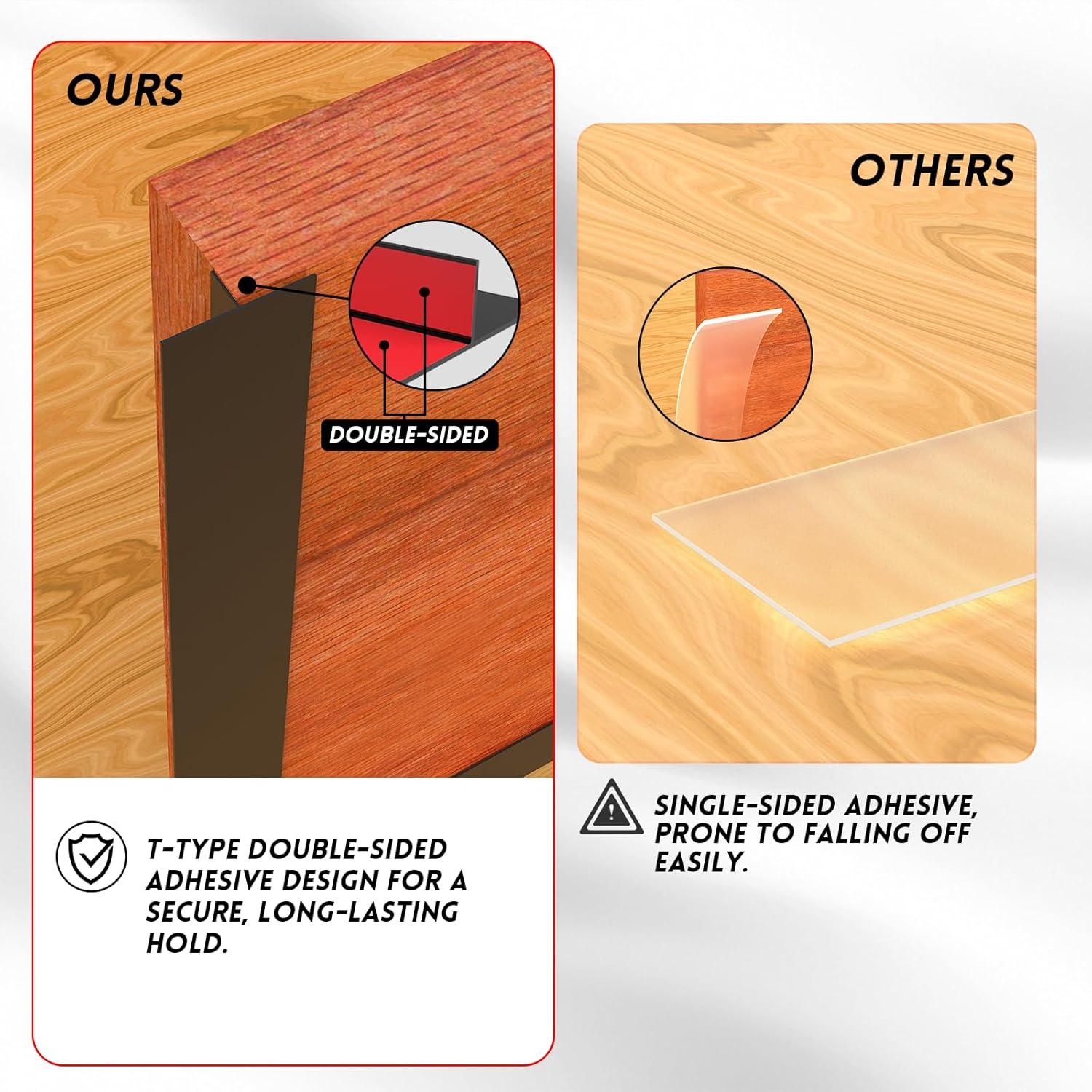 Sello de puerta con burlete T Floatlive 6.1m silicona negra