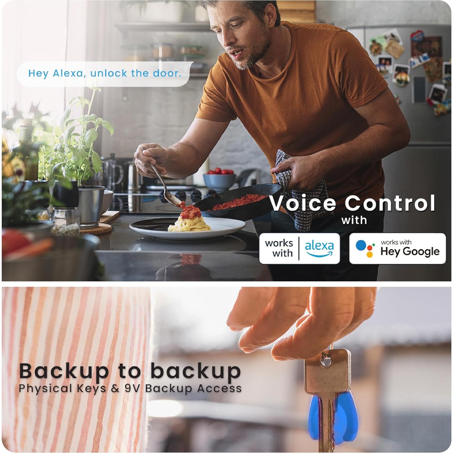 Cerradura Inteligente Lockly Vision Elite con Cámara HD y Timbre