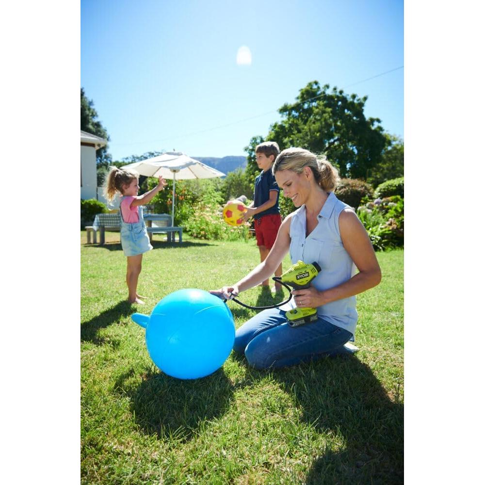 Inflador Inalámbrico Ryobi R18PI-0 18V Alta Presión 10.3 Bar