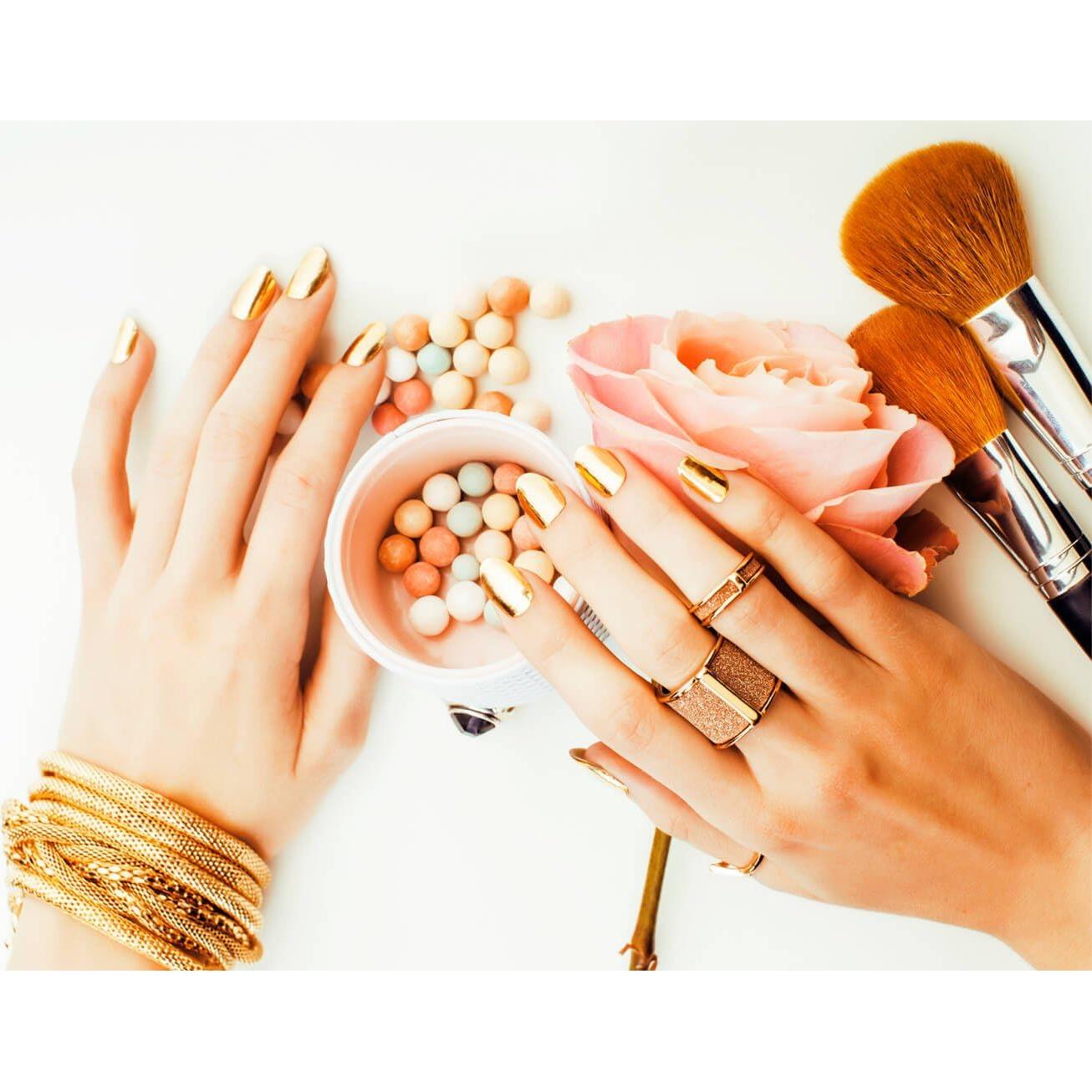 Hojas de Oro Paxcoo 300 Pcs para Manualidades y Joyería