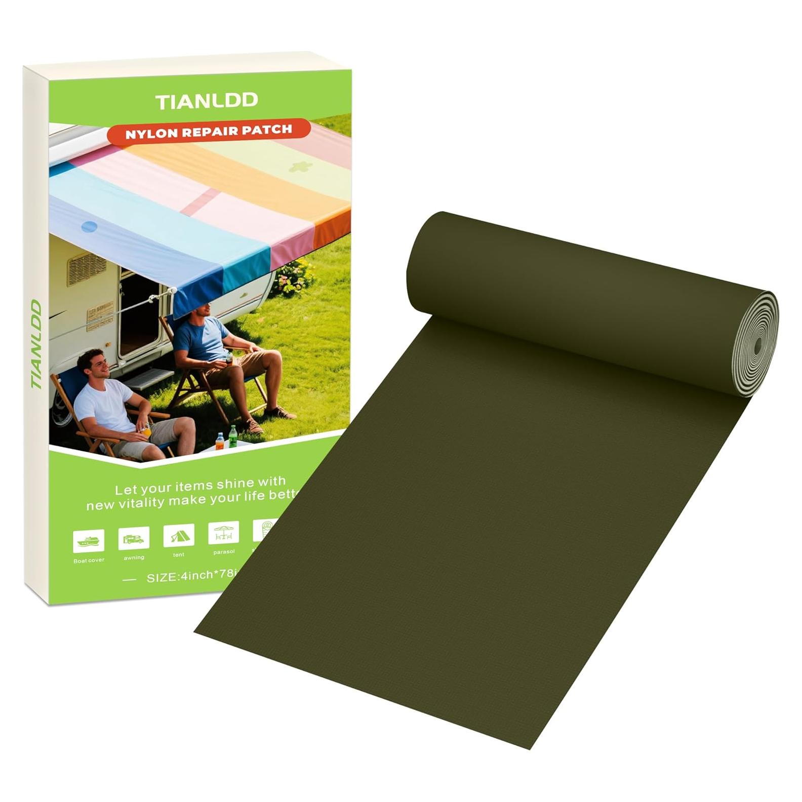 Cinta de Reparación Impermeable TIANLDD 10.16x198.12cm Verde