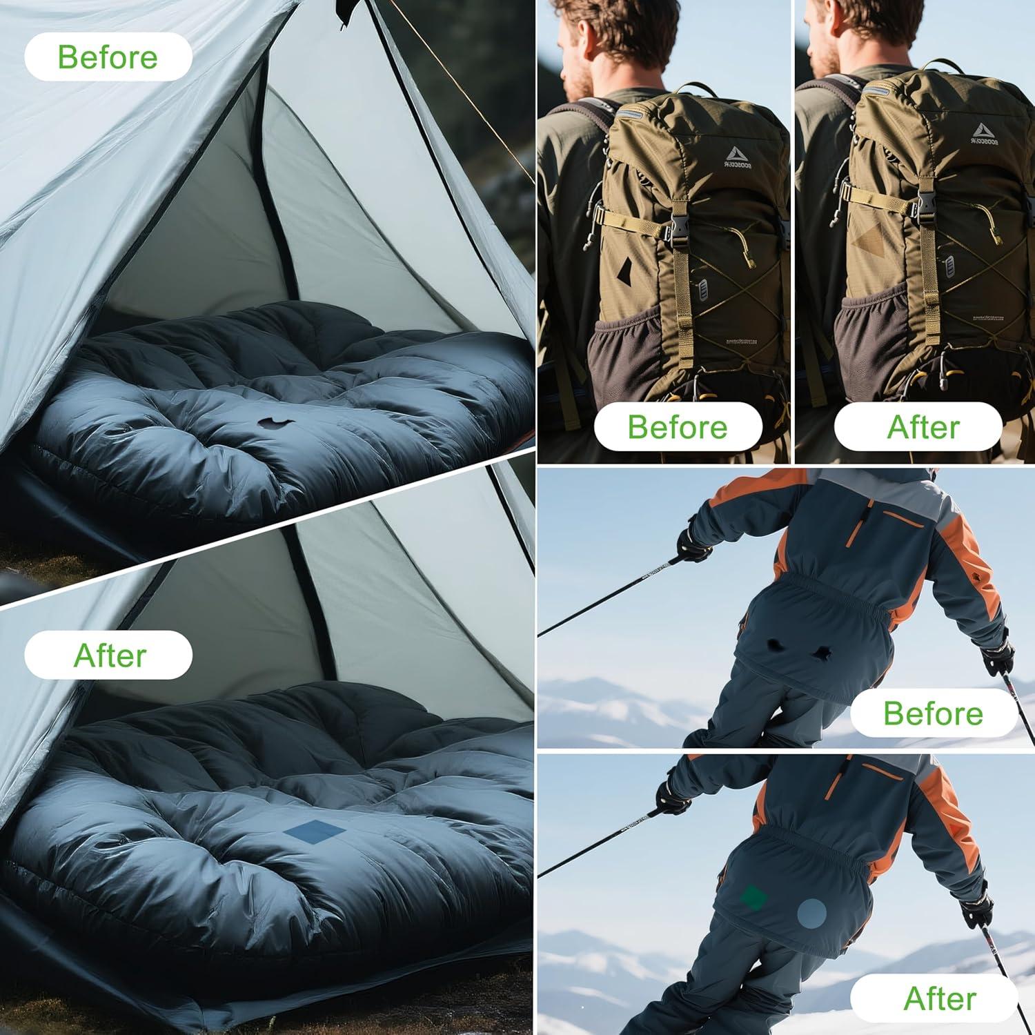 Cinta de Reparación Impermeable TIANLDD 10.16x198.12cm Verde