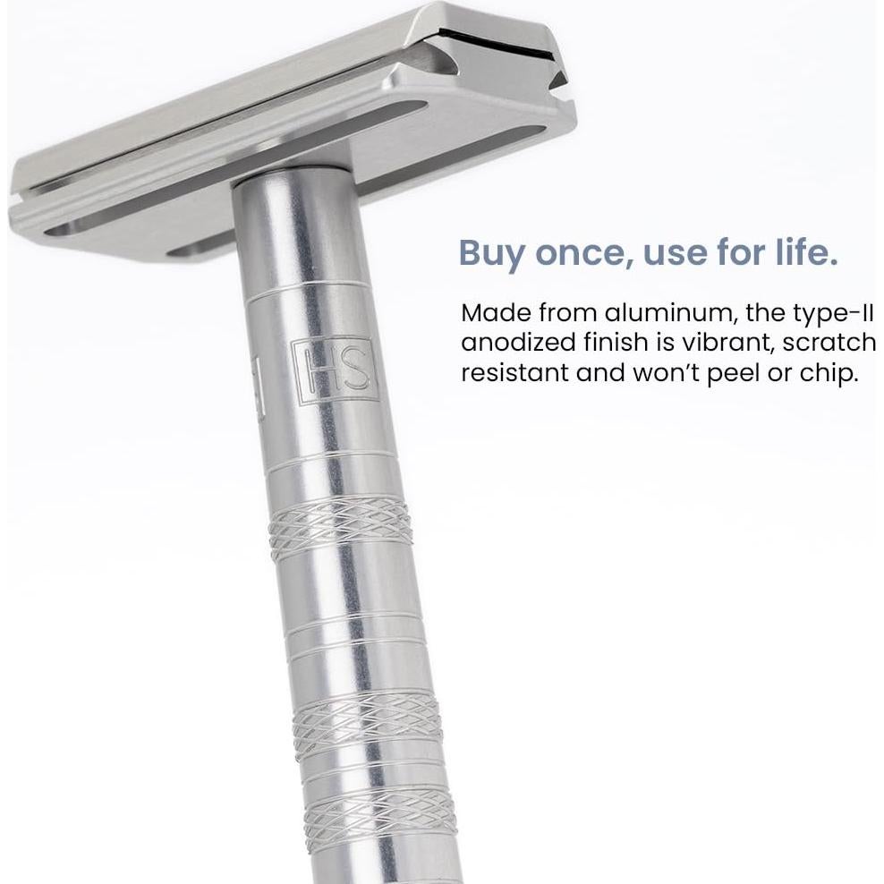 Maquinilla de Afeitar Henson AL13 - Doble Cuchilla Aluminio