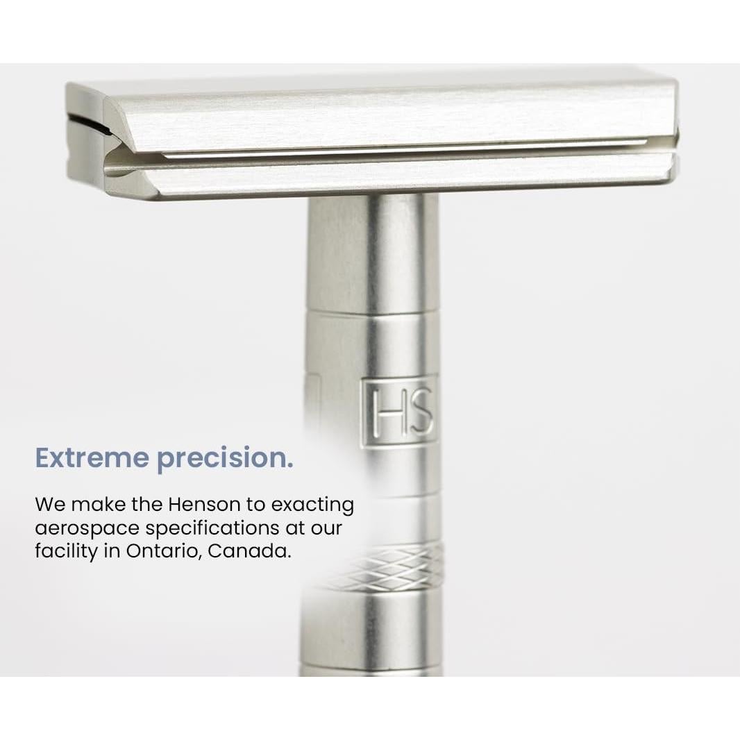 Maquinilla de Afeitar Henson AL13 - Doble Cuchilla Aluminio