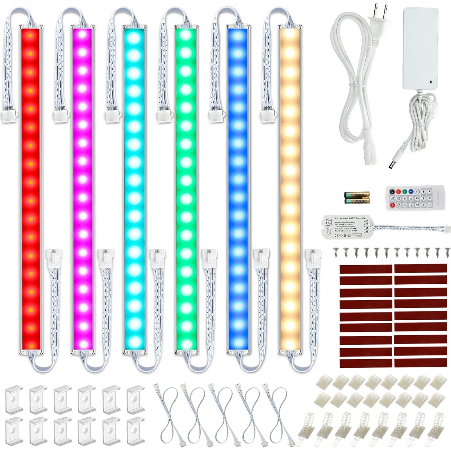Kit de Iluminación LED Bajo Gabinete Litever RGB + 3000K